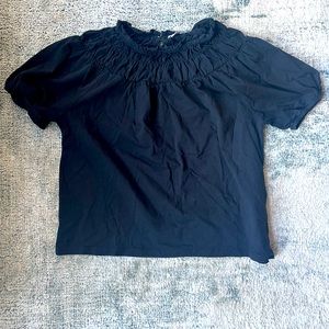 J Crew Factory Circle Smocked Tee